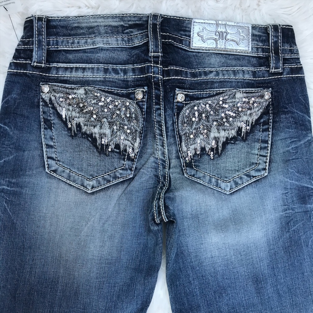 Miss Me Signature Boot Embellished Jeans